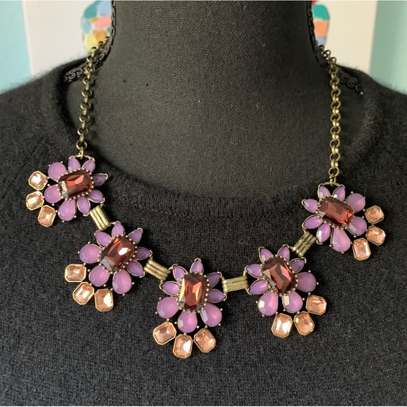purple statement necklace - Picture 7 of 11